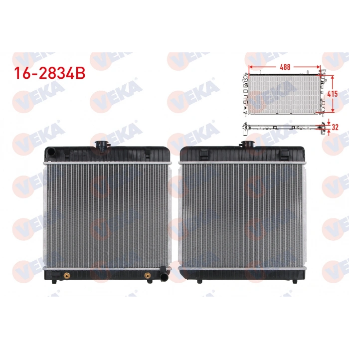 SU RADYATORU BRAZING MERCEDES (W123) 2.0 A-T AC+/- 1977-1985