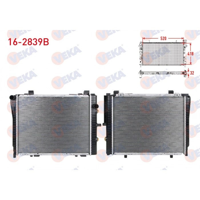 SU RADYATORU BRAZING MERCEDES C CLASS (W202) C 200 KOMPRESOR A-T/M-T AC+ 1993-2000