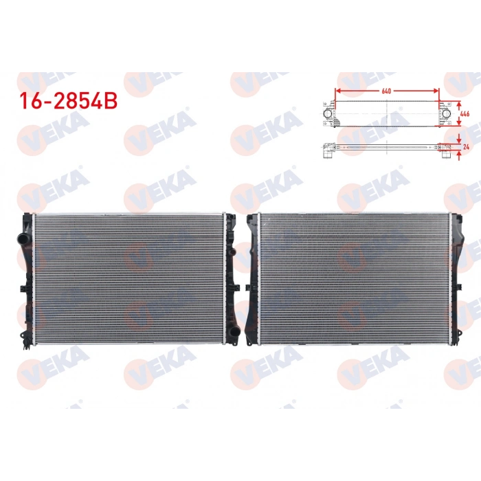 SU RADYATORU BRAZING MERCEDES C SERISI (W205) C 180 - C 200 - C 200 D - C 220 BlueTEC - C 250 BlueTEC 2014-/ E SERISI (W213) E 200 - E 200 D - E 220 d 2016-