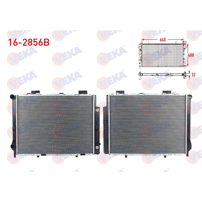 SU RADYATORU BRAZING MERCEDES E SERISI (W210) E 280 - E 320 A-T/M-T 1995-2002