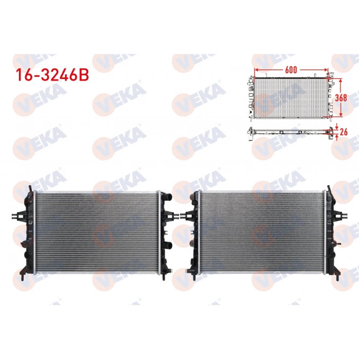 SU RADYATORU BRAZING OPEL ASTRA G (F69) 1.2 16v M-T AC+ 1998-2005