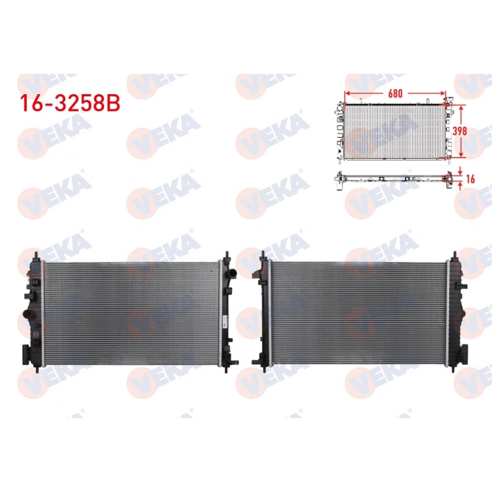 SU RADYATORU BRAZING OPEL INSIGNIA 2.0 T M-T AC+ 2008-