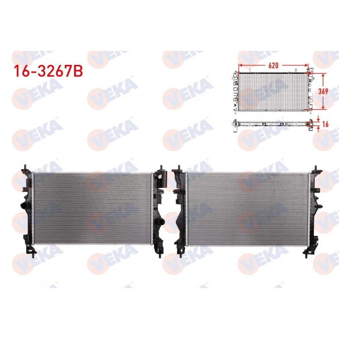 SU RADYATORU BRAZING OPEL CORSA E 1.3 CDTI M-T AC+/- 2014-