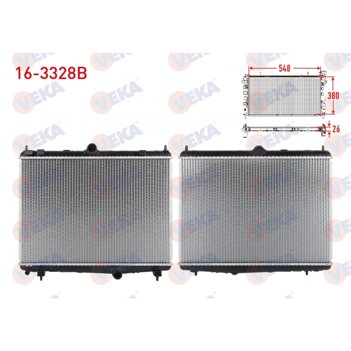 SU RADYATORU BRAZING PEUGEOT 508 I 1.6 HDI, 1.6 E-HDI, 1.6 THP, 1.6 VTI, 2.0 HDI, 2.0 BlueHDI 2010-2018 / 407 2.0 HDI 2009- / CITROEN C5 III (X7) 1.6 HDI, 1.6 E-HDI, 1.6 THP, 2.0 HDI AT-MT 2009-2015