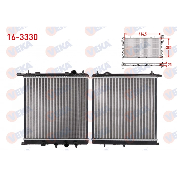 SU RADYATORU MEKANIK PEUGEOT 208 1.4 M-T AC+/- 2012-