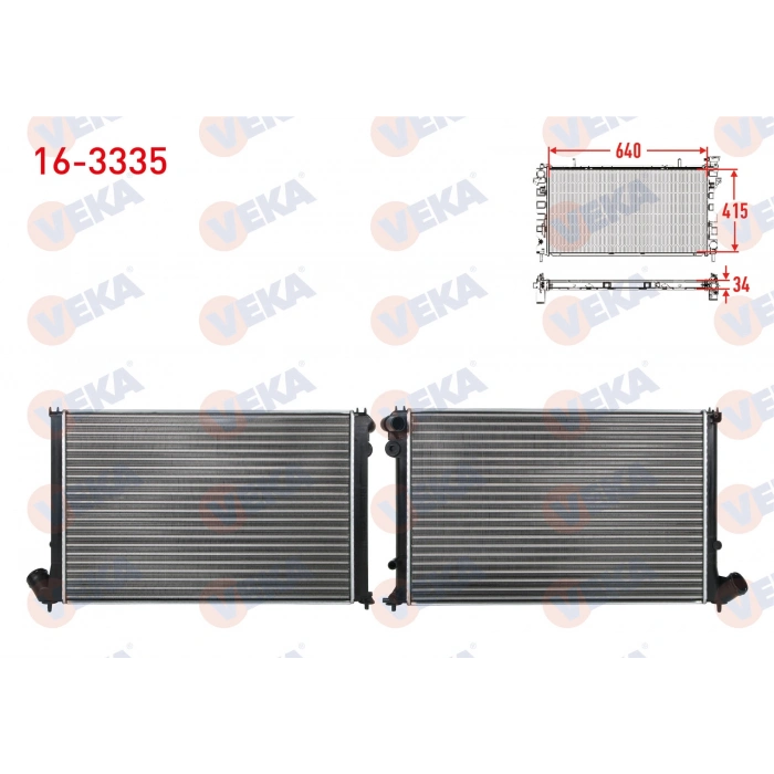 SU RADYATORU MEKANIK PEUGEOT 406 (8B,8E,8F) 2.0i 16v A-T AC+ 1995-2004