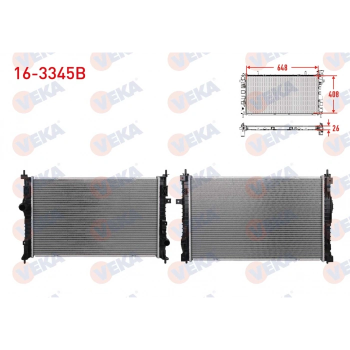 SU RADYATORU BRAZING 1.2 PureTech / 1.5-1.6 BlueHDi PEUGEOT 3008 II 2016-/ 308 II 2014-/ 5008 II 2016-/ EXPPERT 2018-/ CITROEN BERLINGO 2018-/ C4 G.PICASSO II 2014-/ OPEL GRANDLAND 2019-