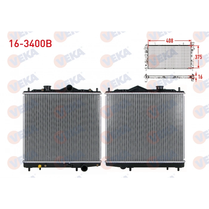 SU RADYATORU BRAZING PROTON 1.5 M-T AC+/- 1994-2000