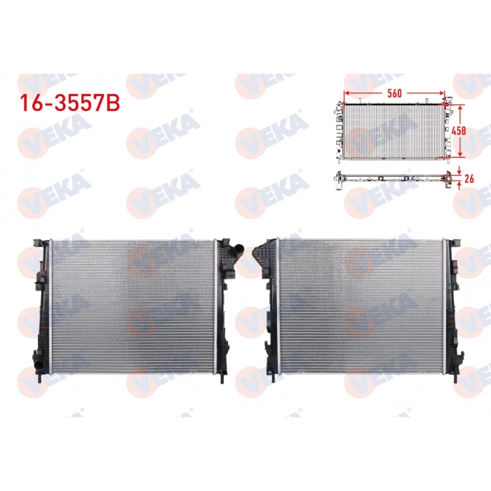 SU RADYATORU BRAZING RENAULT TRAFIC II (FL) 2.0 DCI M-T AC+/- 2006-2014