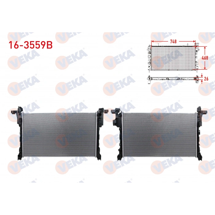 SU RADYATORU BRAZING RENAULT TRAFIC III (JG_) 1.6 DCI M-T AC+ 115 PS 2014-