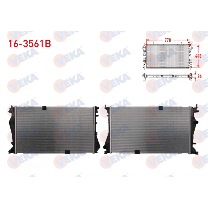 SU RADYATORU BRAZING RENAULT TRAFIC II (FL) 2.0 DCI M-T AC+/- 2006-2014