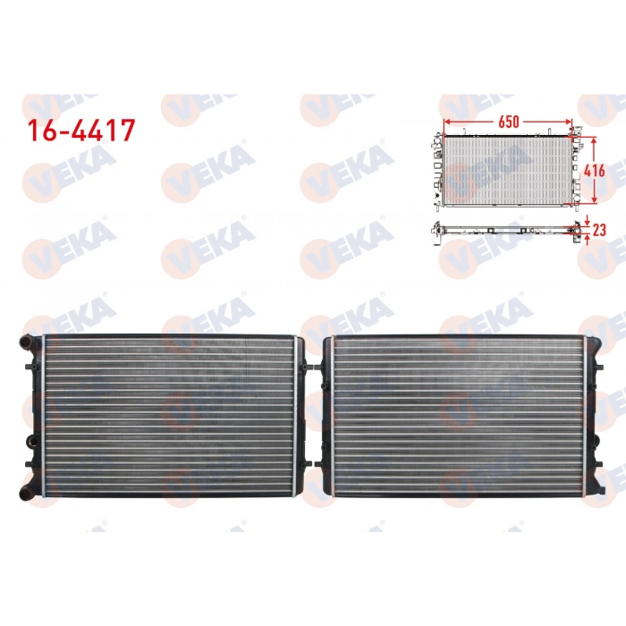 SU RADYATORU MEKANIK VOLKSWAGEN GOLF IV (1J1) 1.6i AEH-AKL A-T/M-T 1997-2005