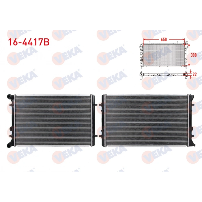 SU RADYATORU BRAZING VOLKSWAGEN GOLF IV (1J1) 1.6i AEH-AKL A-T/M-T 1997-2005