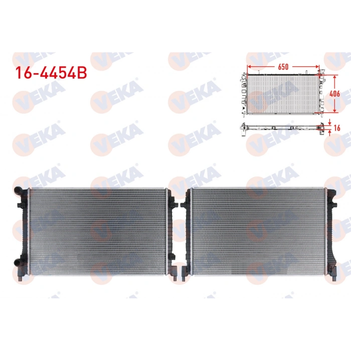 SU RADYATORU BRAZING VOLKSWAGEN GOLF VII (5G1,BE1) 1.6i 16V A-T/M-T AC+/- 2014-