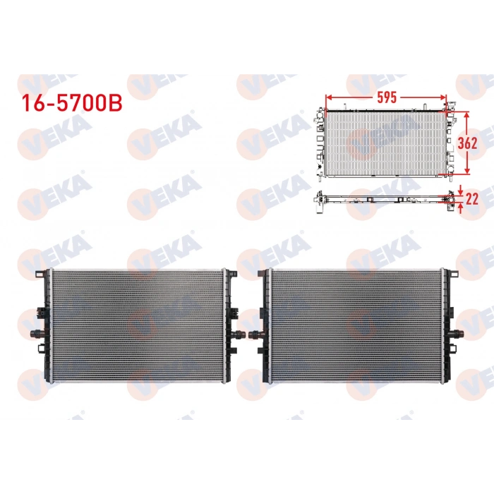 SU RADYATORU BRAZING TESLA MODEL Y 2019- / MODEL 3 2018-
