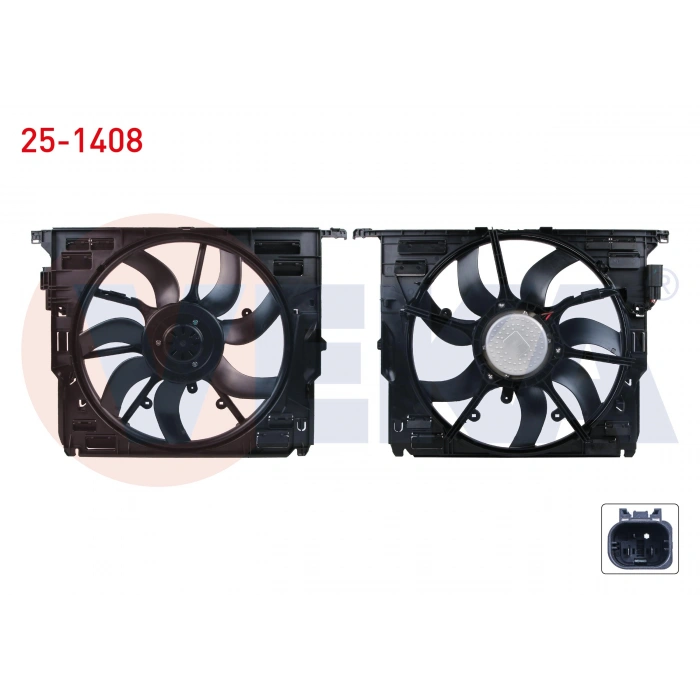FAN MOTORU DAVLUMBAZLI TEKLI (600W) BMW 5 SERISI (F10) 520 D M-T - 525 D xDrive - 530 D - 535 D 2010-/ 6 SERISI (F12) 640 i M-T 2011-/ 7 SERISI (F01,F02,F03,F04) 730 D - 740 D - 740 i M-T 2009-