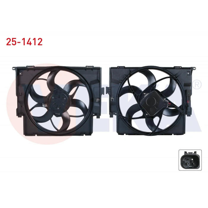 FAN MOTORU DAVLUMBAZLI TEKLI (400W) BMW 3 SERISI (F30) 316 i - 318 D - 320 D - 320 D xDrive - 320 i - 328 i A-T 11-/ 1 SERISI (F20,F21) 116 i - 118 i - 120 D - 120 i A-T 10-/ 2 (F22,F87) 220 D A-T 13-