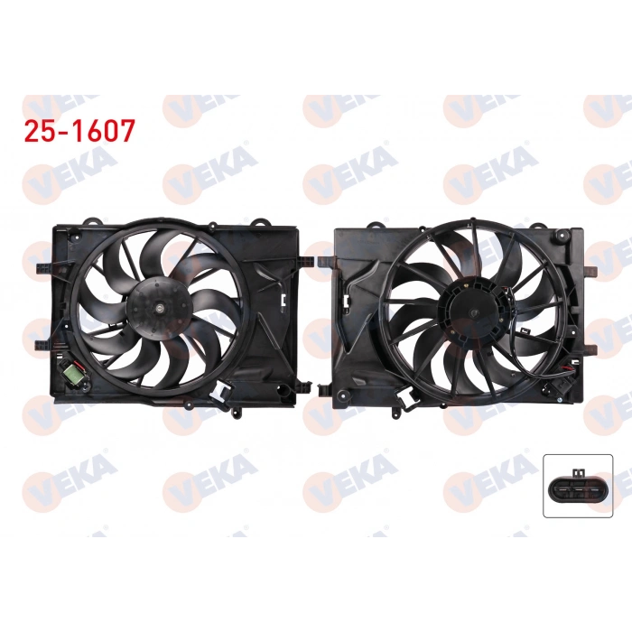FAN MOTORU (SU+KLIMA) DAVLUMBAZLI REZISTANSLI CHEVROLET AVEO (T300) 1.4 16v 2011-2014