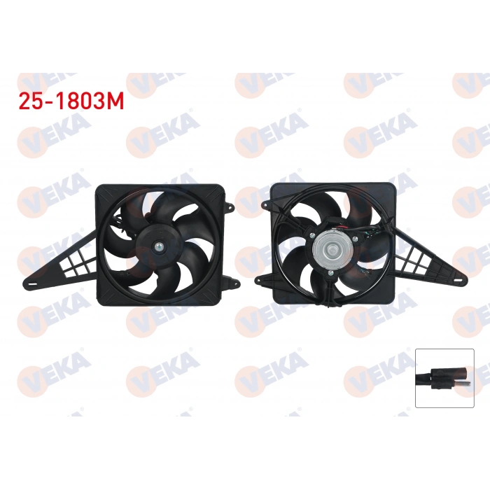 FAN MOTORU KABLOLU TOFAS DKS 1.6 1993-2002 CAP 300MM / 160W