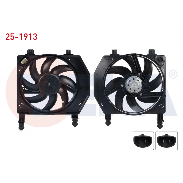 FAN MOTORU DAVLUMBAZLI FORD FIESTA IV 1.25 I 16V - 1.3i - 1.4i 16v - 1.6i 16v - 1.8 D 1995-2002/ COURIER 1.8 D 1999-2002