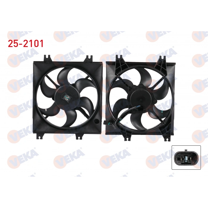 FAN KLİMA ACCENT 1,3 BENZİNLİ 00-05 (KOMPLE)