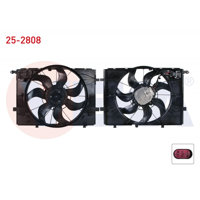 FAN MOTORU DAVLUMBAZLI TEKLI (600W) MERCEDES C SERISI (W205) C 180 - C 200 - C 200 D - C 200 D BlueTEC - C 250 CGI 2014-/ E SERISI (W213) E 180 - E 200 - E 200 D - E 220 d - E 250 2016-