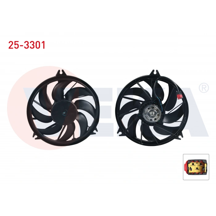 FAN MOTORU (SU+KLIMA) PEUGEOT 206 (2A/C) 1.4i 16v 1998-2006