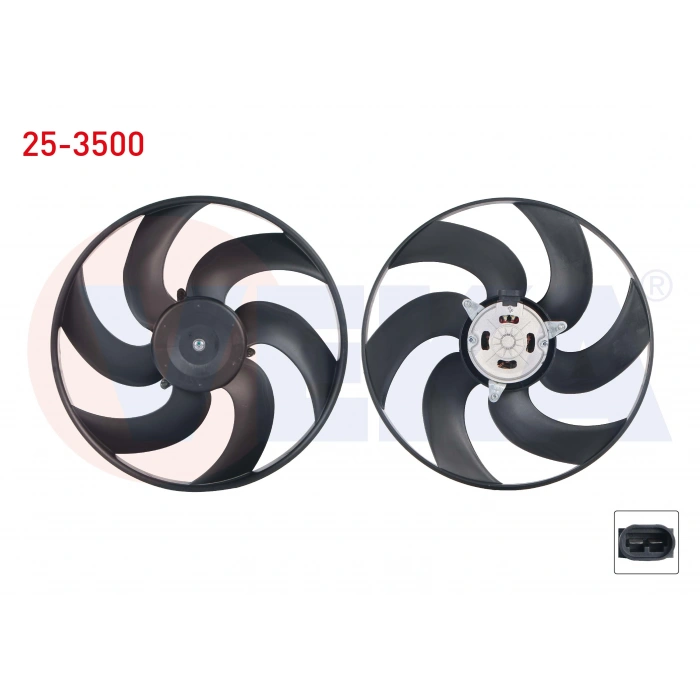 FAN MOTORU (MOTOR+PERVANE) SU RADYATORU RENAULT KANGOO (KC0/1) 1.5 DCI AC+/- 1998-2008