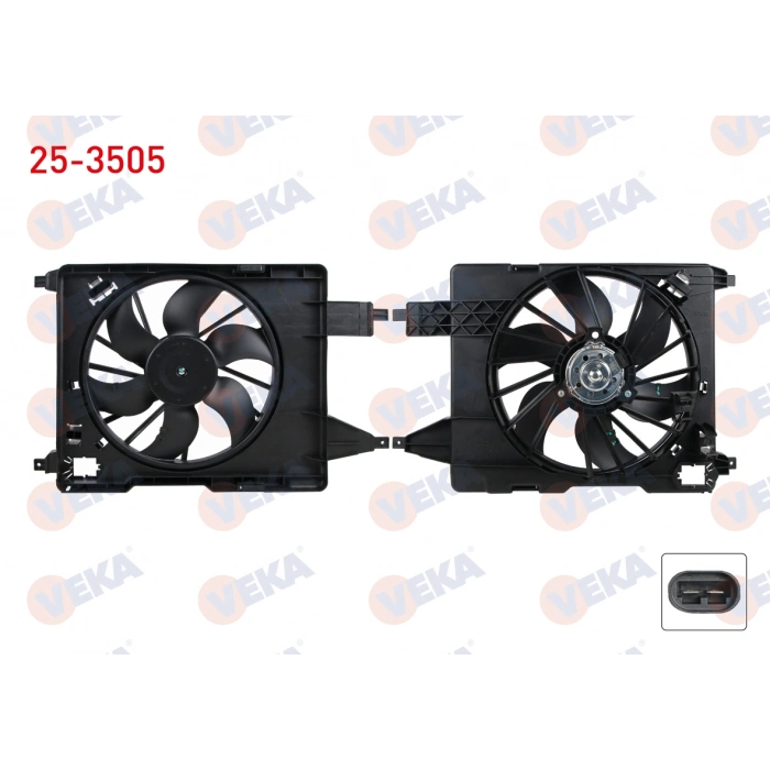 FAN MOTORU SU RADYATORU DAVLUMBAZLI TEKLI FANLI RENAULT MEGANE II (BM0/1,CM0/1) 1.5 DCI M-T AC+ 2002-2008