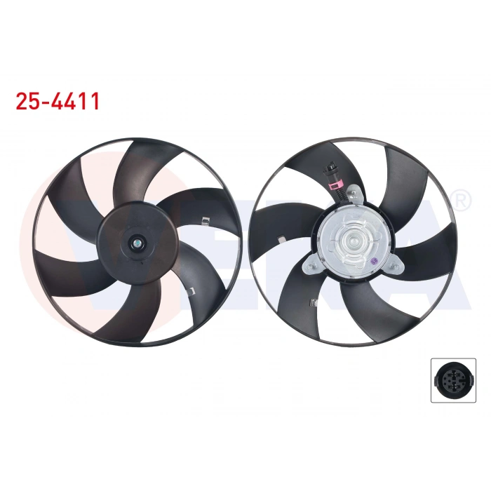 FAN MOTORU (MOTOR+PERVANE) KLIMA RADYATORU VOLKSWAGEN POLO CLASSIC (6KV2) 1.4 CAP 290mm 1995-2001