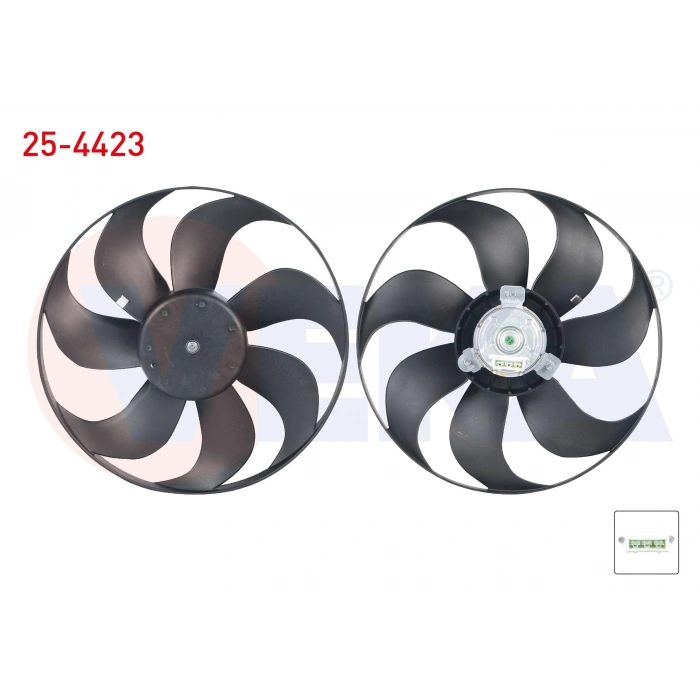 FAN MOTORU (MOTOR+PERVANE) SU RADYATORU VOLKSWAGEN POLO (6N1) 1.4 1994-1999