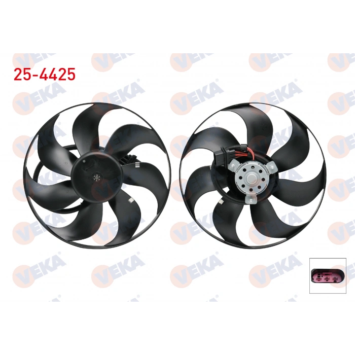 FAN MOTORU (MOTOR+PERVANE) SU RADYATORU VOLKSWAGEN GOLF IV (1J1) 1.6i 1997-2005