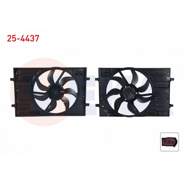FAN MOTORU DAVLUMBAZLI TEKLI FAN DIS CAP 438mm GOLF VII 1.4 TSI-1.6 TDI 12-/PASSAT 1.6 TDI-2.0 TDI 14-/TOURAN 2.0 TDI 15-/A3 1.6 TDI 12-/ LEON 1.4 TS 12-/OCTAVIA 1.6 TDI 2.0 TDI 12-/SUPERB 1.6 TDI 15-