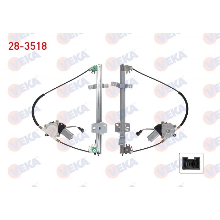 CAM KRIKOSU ELEKTRIKLI TELLI SOL ON RENAULT R9 1.4 - 1.6 1985-2000 / R11 FLASH 1.7 1987-1995