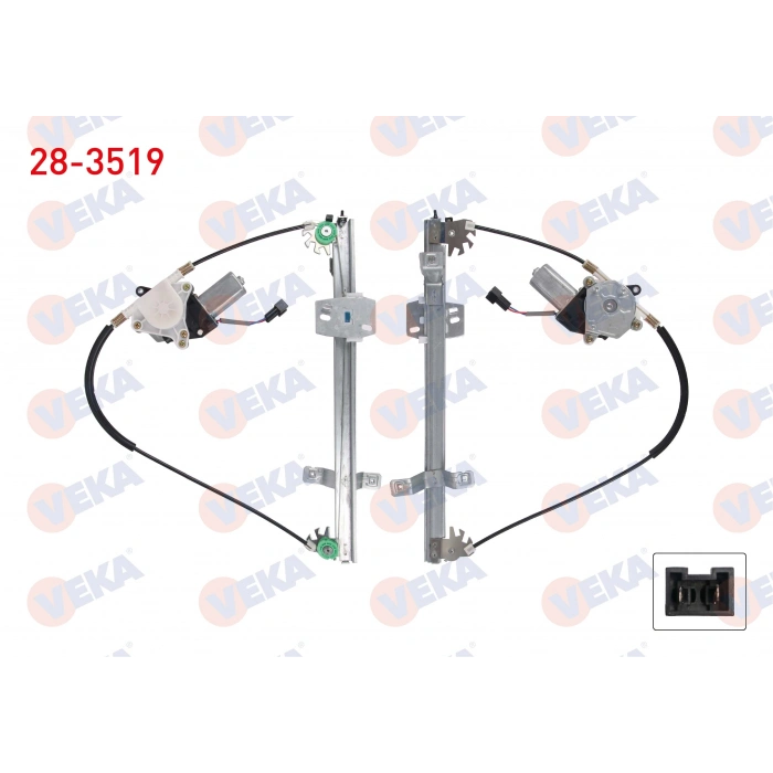 CAM KRIKOSU ELEKTRIKLI TELLI SAG ON RENAULT R9 1.4 - 1.6 1985-2000 / R11 FLASH 1.7 1987-1995