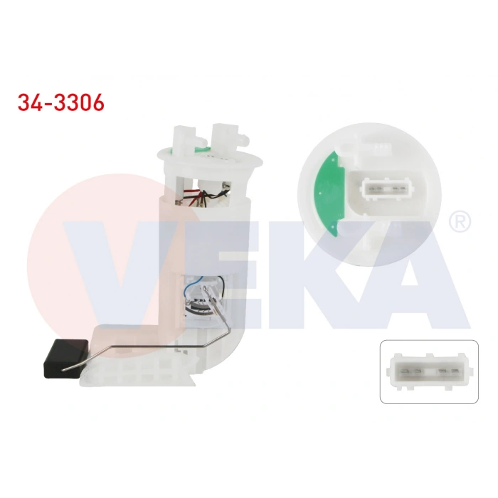 YAKIT DEPO SAMANDIRASI 3.5 BAR PEUGEOT 106 II 1.4i (TU3JP) 1996-2002/ 106 II 1.6i (TU5JP) 1996-2002 / CITROEN SAXO 1.4 (TU3JP) 1996-2004