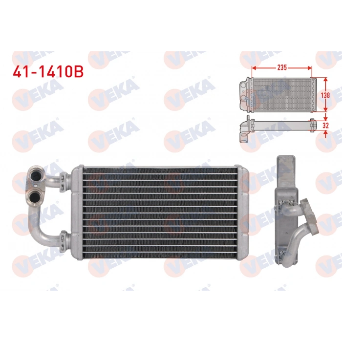 KALORIFER RADYATORU BRAZING BMW 3 SERISI (E36) 316 i - 318 AC/- 1990-1998