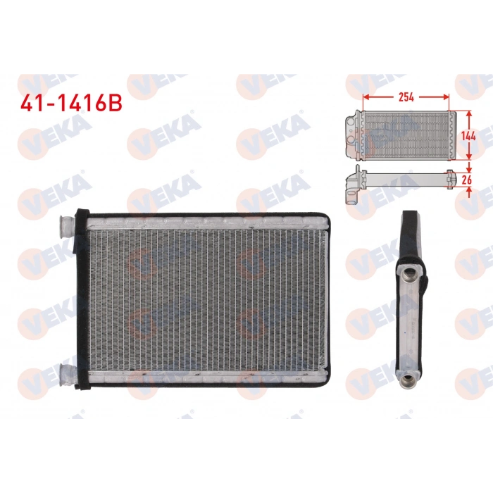 KALORIFER RADYATORU BRAZING BMW 1 (E81) 2008-2011 / 1 (E87) 2009-2011 / 3 (E90) 2005-2011 / X1 (E84) 2012-2015