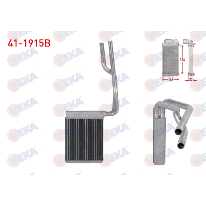 KALORIFER RADYATORU BRAZING FORD FOCUS II 1.6 TDCI - 1.6i - 1.6 TI-VCT - 1.8 TDCI 04-11/ C-MAX I 1.6 TDCI - 1.6i - 2.0 TDCI 07-11/ MAZDA 3 1.6 03-09/ VOLVO S40 II - C30 1.6 D - 1.6i 04-12
