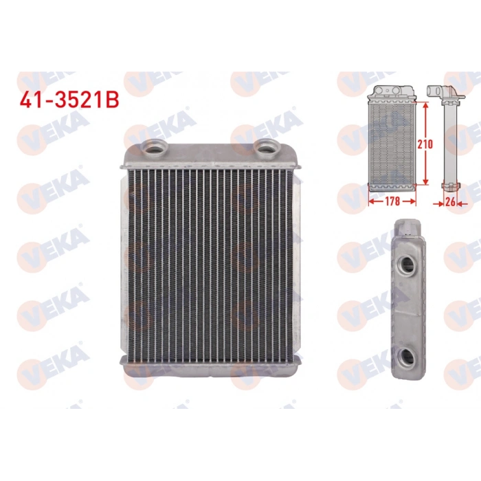 KALORIFER RADYATORU BRAZING RENAULT LAGUNA II (BG0/1) 1.6i 16v 2001-2007