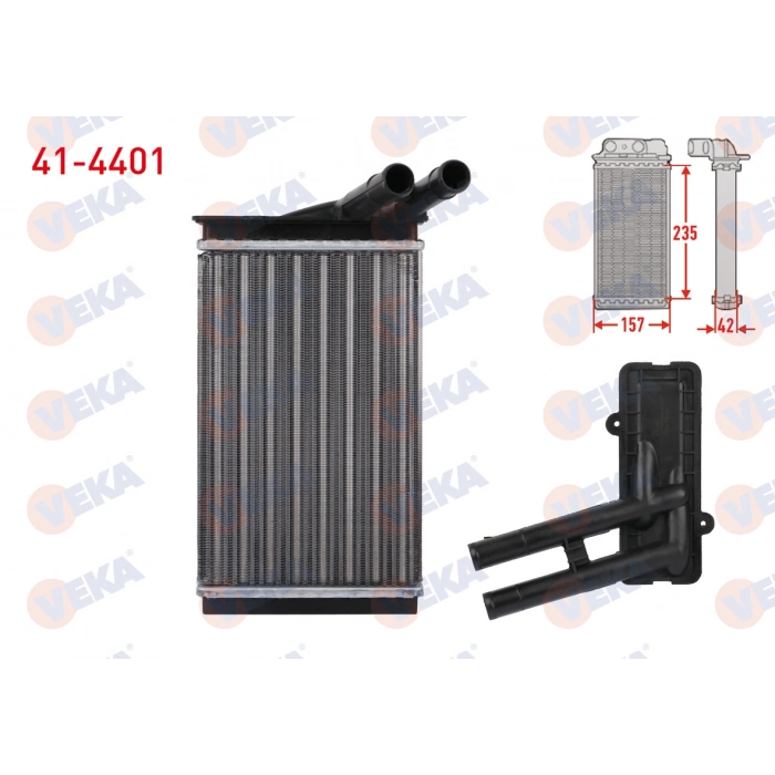 KALORIFER RADYATORU MEKANIK VOLKSWAGEN PASSAT (3B2) 1.6 M-T AC+/- 1996-2000