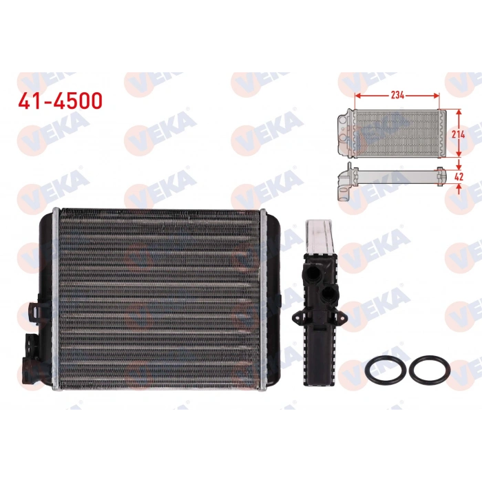 KALORIFER RADYATORU MEKANIK VOLVO S60 I 2.0 T - 2.4 D 2000-2010 / S80 I 2.0 - 2.4 D5 1998-2006 / V70 II 2.4 D 2001-2007 / XC90 I 2.5 T AWD 2002-2014