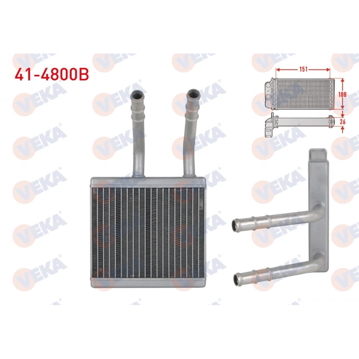 KALORIFER RADYATORU BRAZING SSANGYONG ACTYON I 2.0 XDI 2005-2012 / KYRON 2.0 XDI 2005-2011