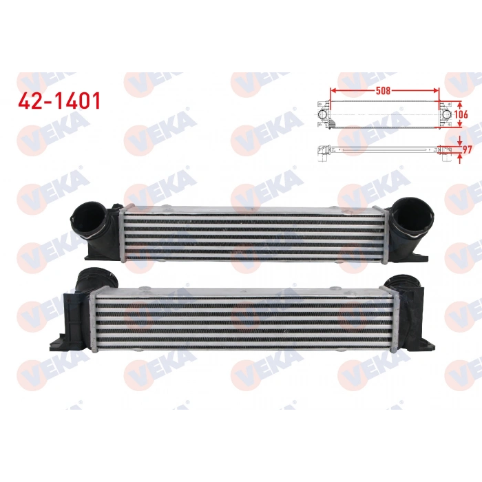TURBO RADYATORU (INTERCOOLER) BMW 3 SERISI (E90) 320 D 2005-2011 / 1 SERISI (E87) 120 D 2003-2012 / X1 (E84) 2.0 D 2011-