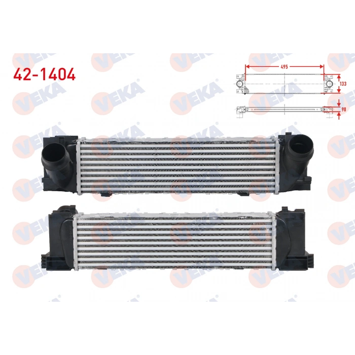 TURBO RADYATORU (INTERCOOLER) BMW 1 SERISI 116 i - 118 i 2010-/ 2 SERISI 218 i - 220 D 2014-/ 3 SERISI 318 i - 320 D - 320 D xDrive 2011-/ 4 SERISI 420 D - 428 i 2013-