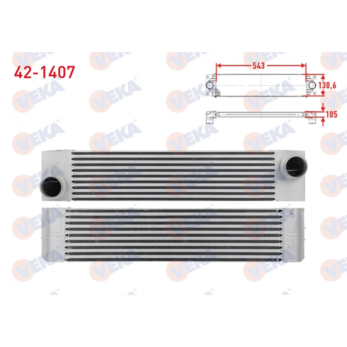 TURBO RADYATORU (INTERCOOLER) BMW 7 SERISI 730 D A-T 2001-2009/ LAND ROVER RANGE ROVER III 3.0 TD 4X4 2002-2012