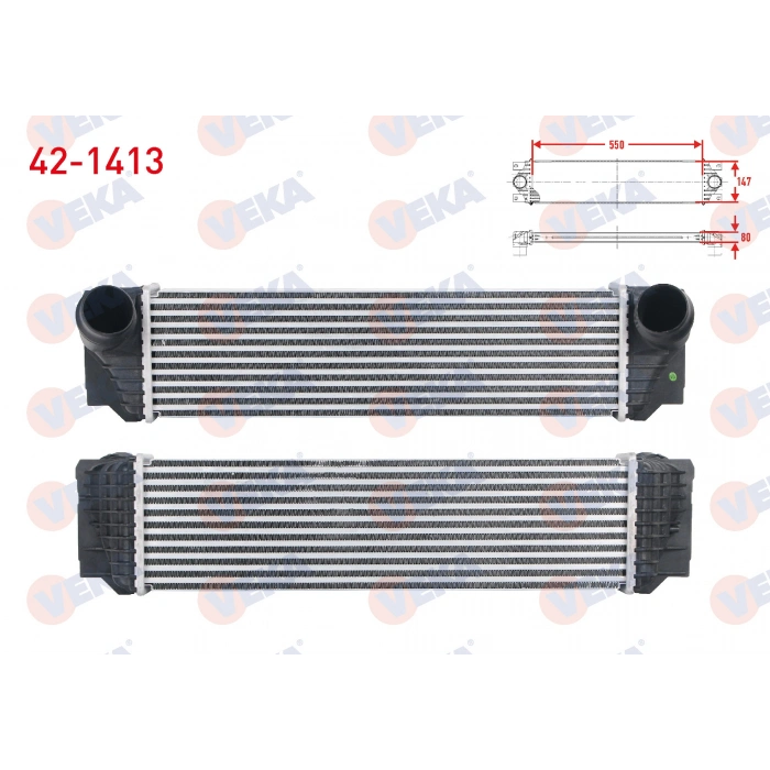TURBO RADYATORU (INTERCOOLER) BMW 5 SERISI (F10) 520 D - 525 D - 530 D - 535 i 2010-/ 7 SERISI 730 D - 740 i 2009-