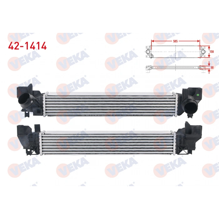 TURBO RADYATORU (INTERCOOLER) BMW 1 SERISI (F40) 118 i 2019-/ 2 SERISI (F45) 218 i 2014-/ X1 - X2 1.8i 2014-/ MINI COOPER 1.5 A-T 2013-/ CLUBMAN - COUNTRYMAN 1.5 2013-/ MINI ONE 1.2 A-T 2013-