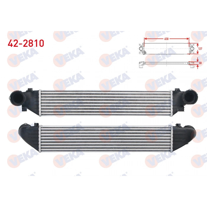 TURBO RADYATORU (INTERCOOLER) MERCEDES C SERISI (W203) C180 - C200 - C200 CDI - C220 CDI - C230 - C270 CDI 2000-2006/ CLK (C209) 200 - 270 CDI 2002-2009/ SLK (R171) 200 2004-2011