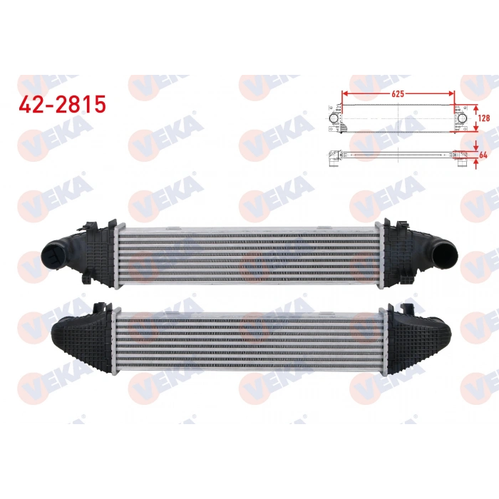 TURBO RADYATORU (INTERCOOLER) MERCEDES C SERISI (W204) C 250 - E 200 CDI - E 250 CGI 2007-2014/ SLK (R172) 200 - 250 2011-
